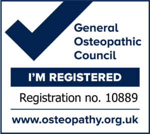 General Osteopathic Council registration logo Osteopathy UK